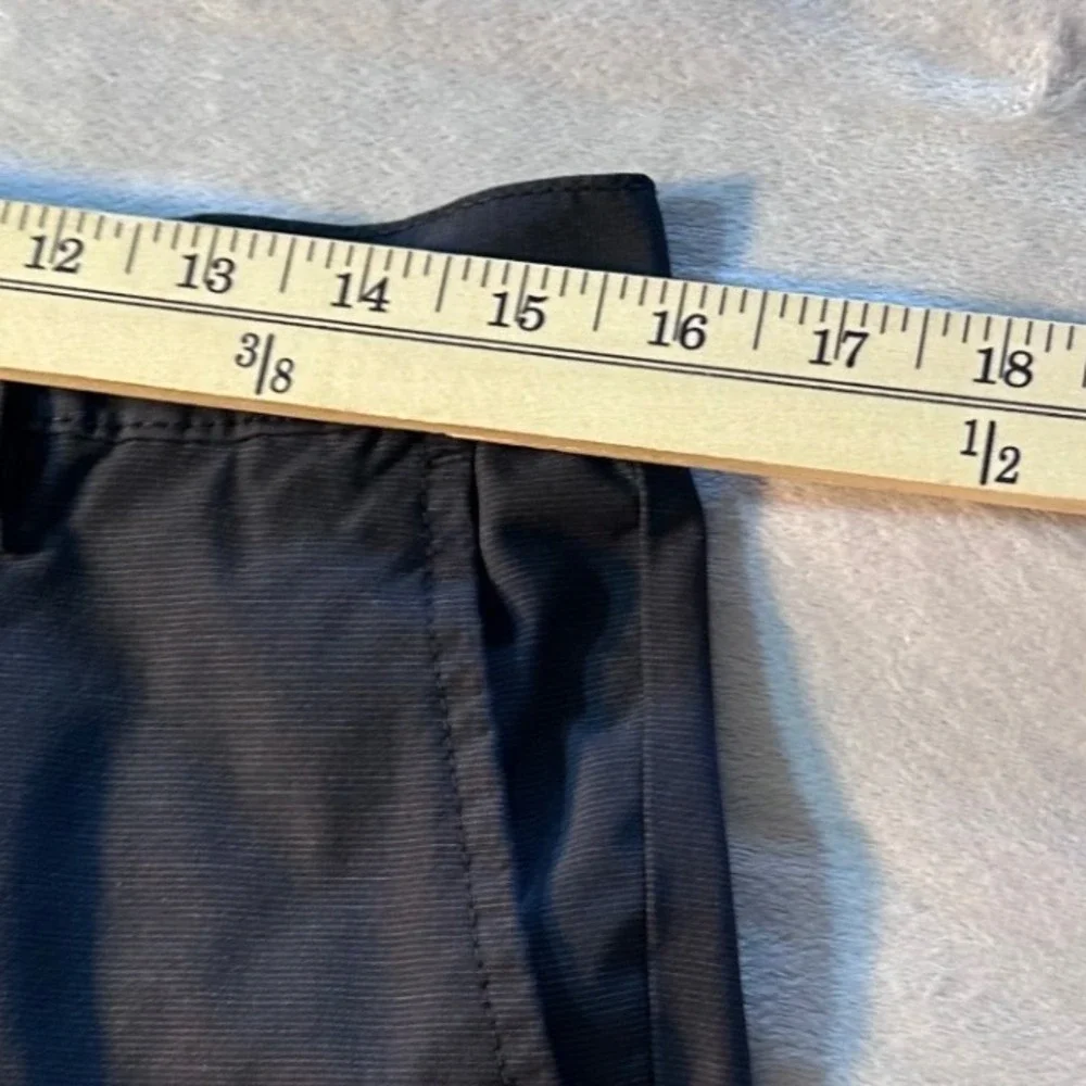 Banana Republic Core Temp Shorts Mens 34 Black Elastic Waist Stretch Chino 9